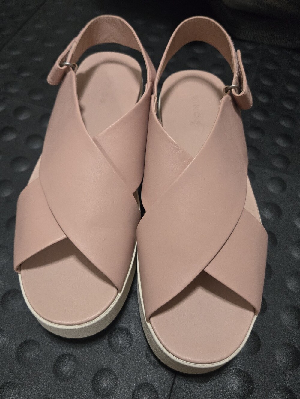 Vince Blush Pink Platform Sandals — Size 9.5